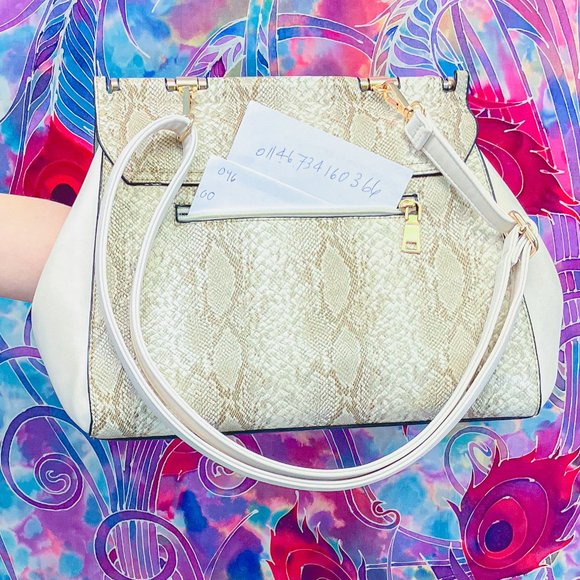 Women's Designer Snake Skin Style Luxury Shoulder Bag Purse Galian New York - Picture 5 of 13